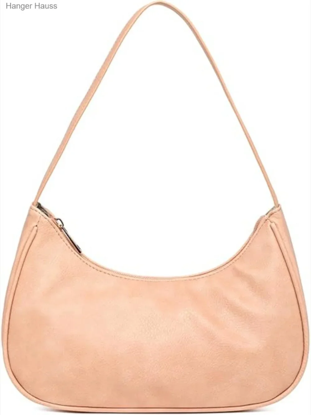 Vegan Leather Hobo Sling Tote Handbag Retro Shoulder Purse with Zipper